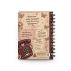 Dolly Parton 9 to 5 Journal | Vintage Office Collage Spiral Notebook