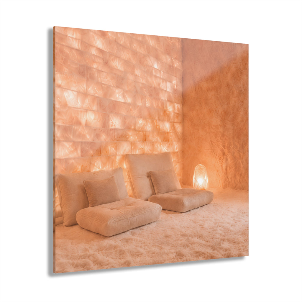 SALT ROOM No. 3 | 4-Piece Acrylic Spa Wall Art Set