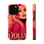 Dolly Parton DOLLY Tough Magnetic Phone Case | Pink Pop Art MagSafe Case
