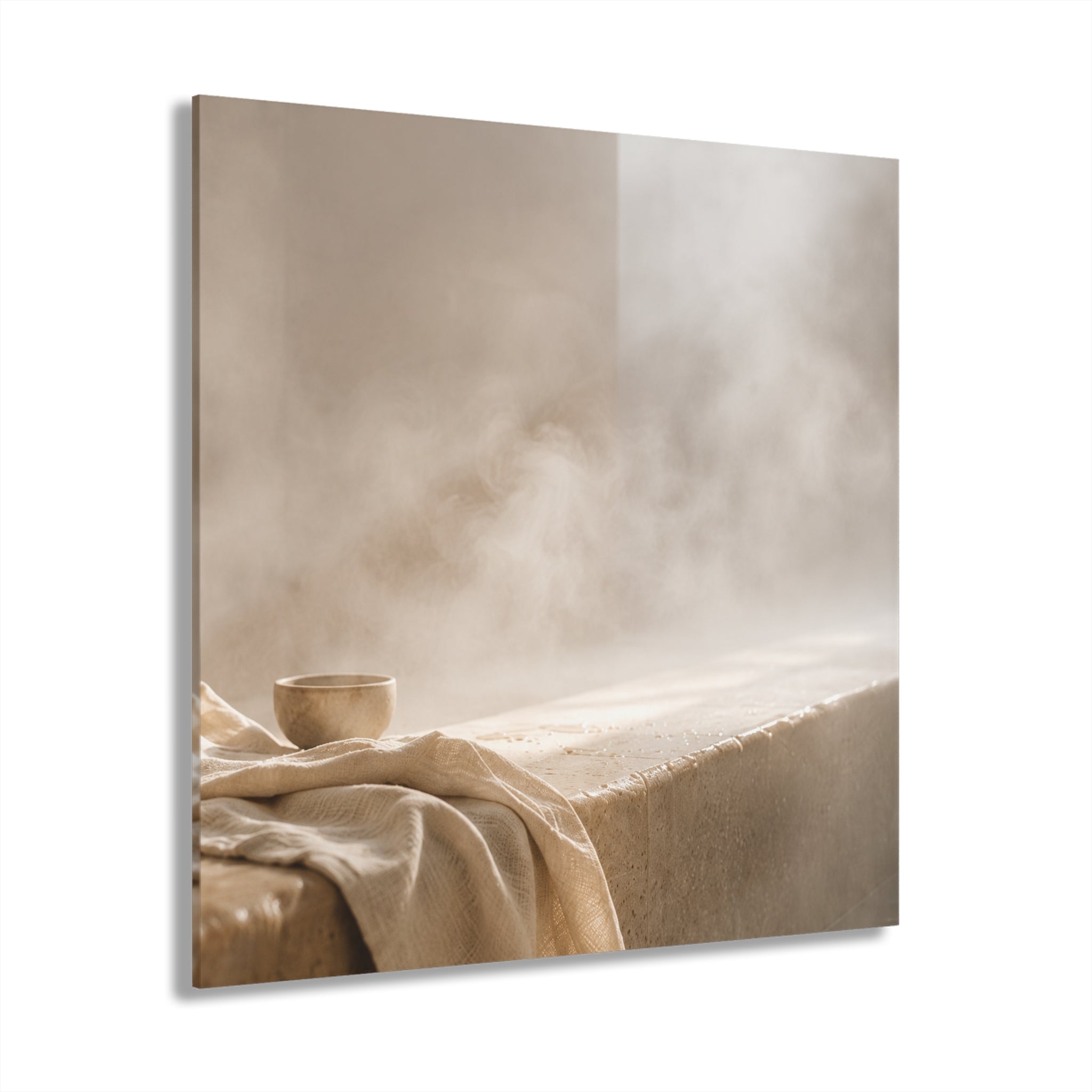 STEAM ROOM No. 1 | 4-Piece Acrylic Spa Wall Art Set