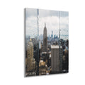 New York Acrylic Wall Art, Rainy NYC Skyline Photography