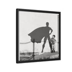 Superhero Wall Art, Framed Canvas for Boys Room or Playroom