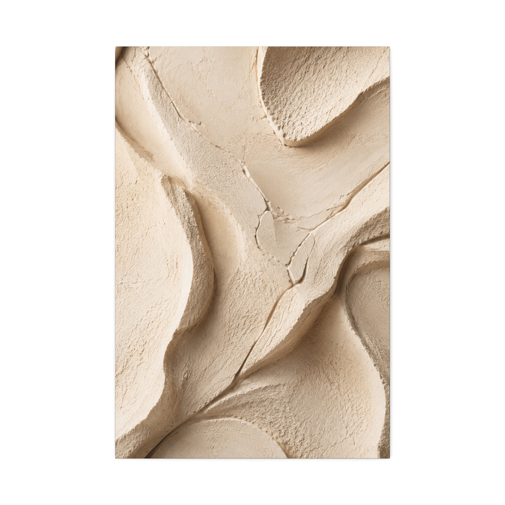 Neutral Clay Texture Canvas