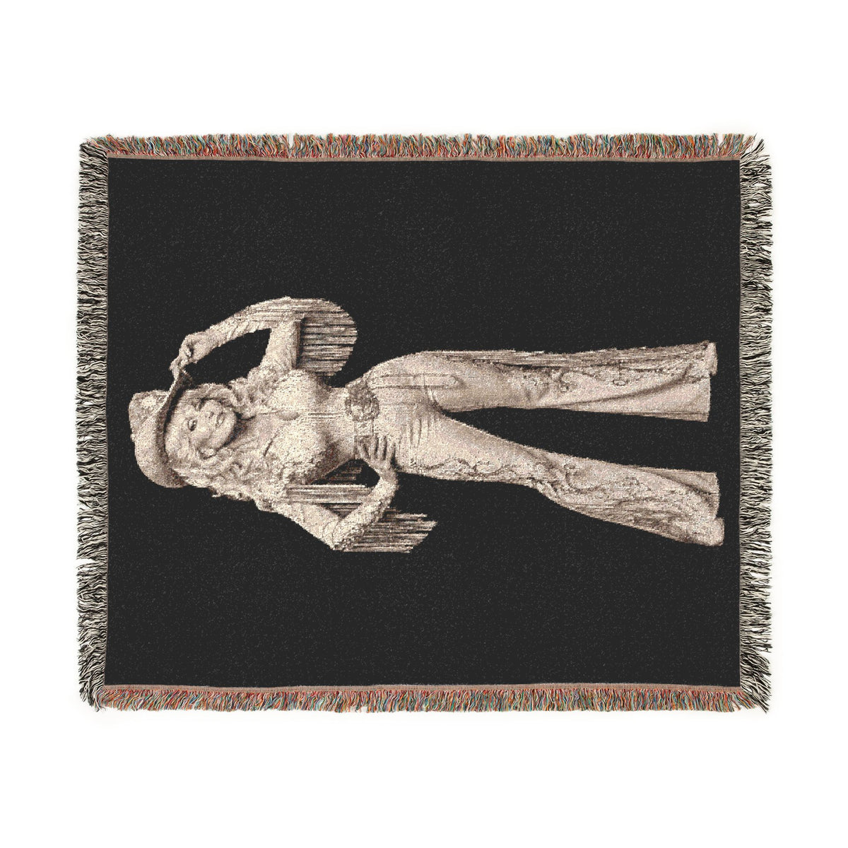 Dolly Parton Rhinestone Cowgirl Woven Blanket | Western Wall Tapestry Throw