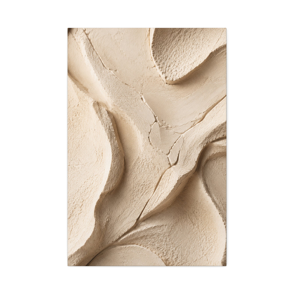 Neutral Clay Texture Canvas