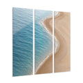 Soft Divide | Split Acrylic Triptych