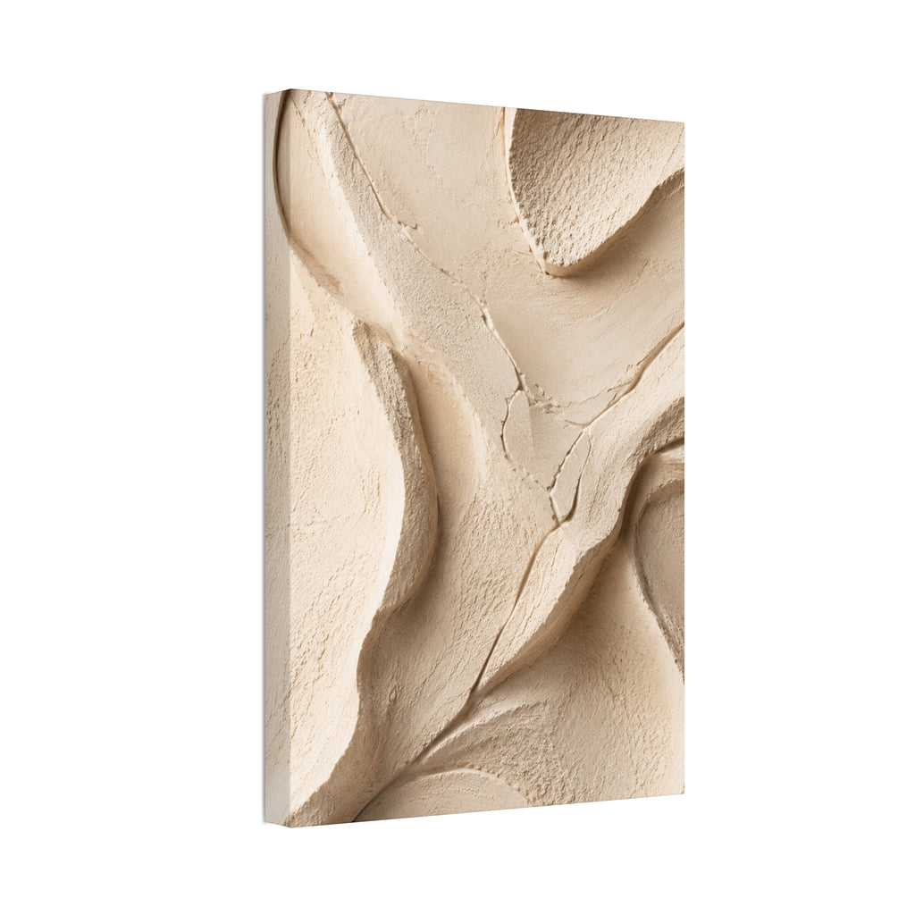 Neutral Clay Texture Canvas