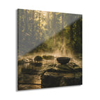 FOREST BATH No. 4 | 4-Piece Acrylic Forest Wall Art Set