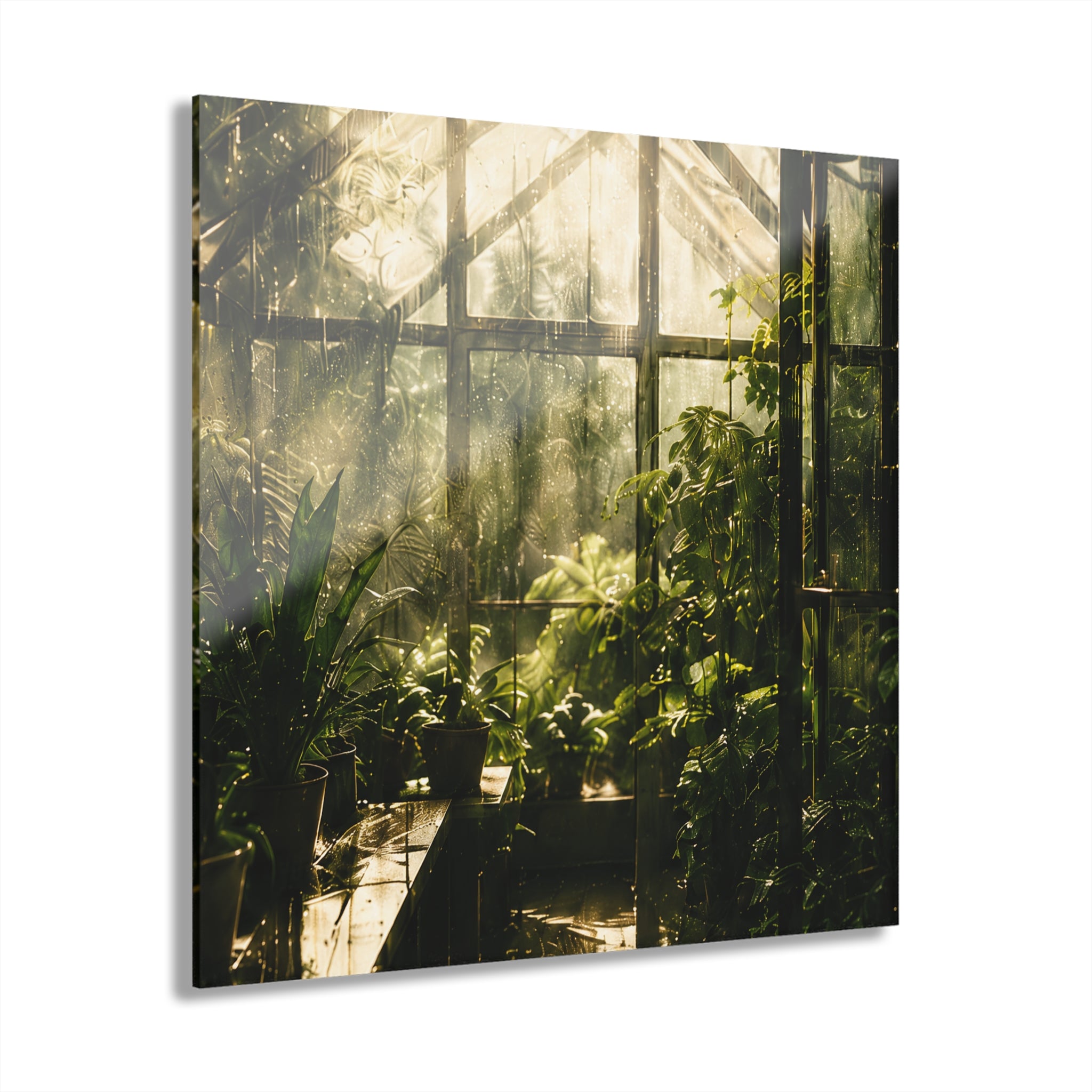 RAIN GARDEN No. 2 | 4-Piece Acrylic Botanical Wall Art Set