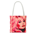 Dolly Parton HOT PINK Tote Bag | Glam Pop Art Carryall