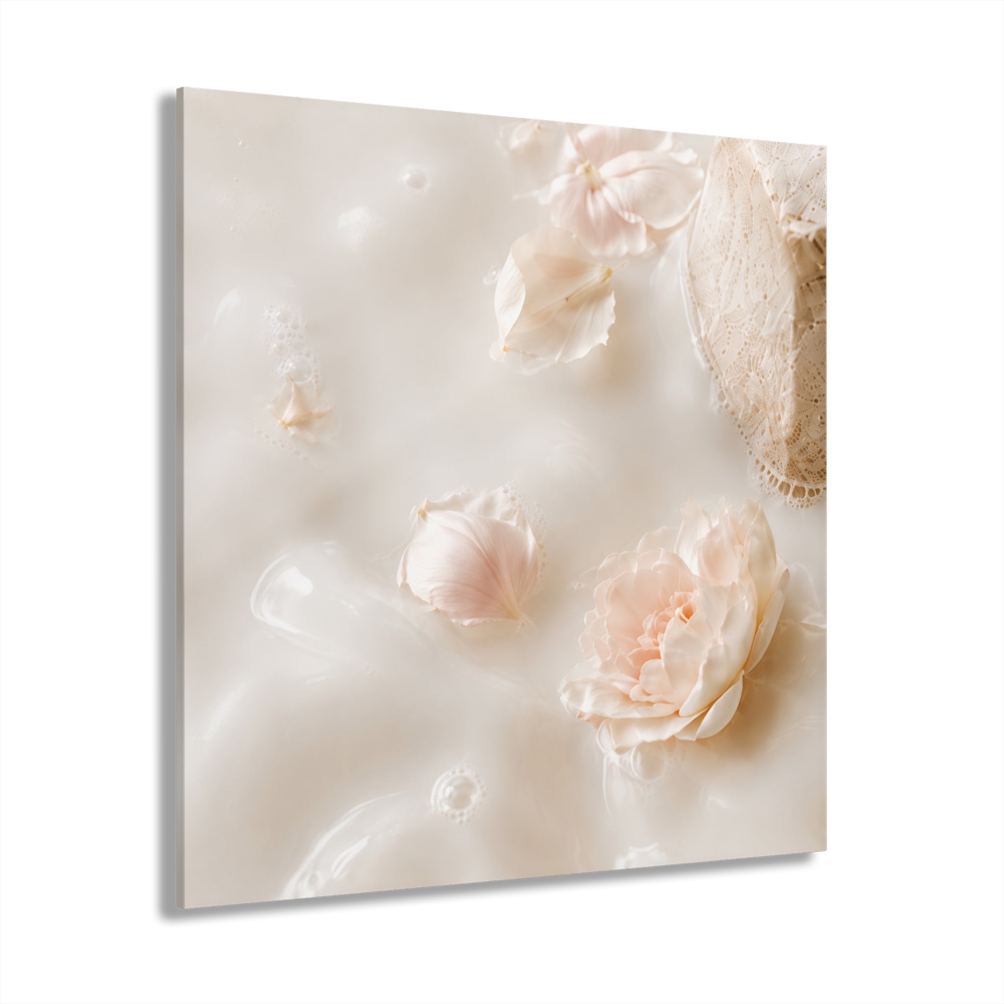 MILK BATH No. 4 | 4-Piece Acrylic Spa Wall Art Set