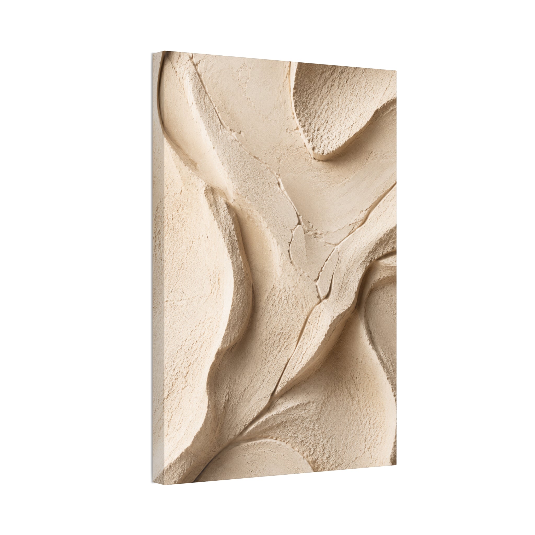 Neutral Clay Texture Canvas