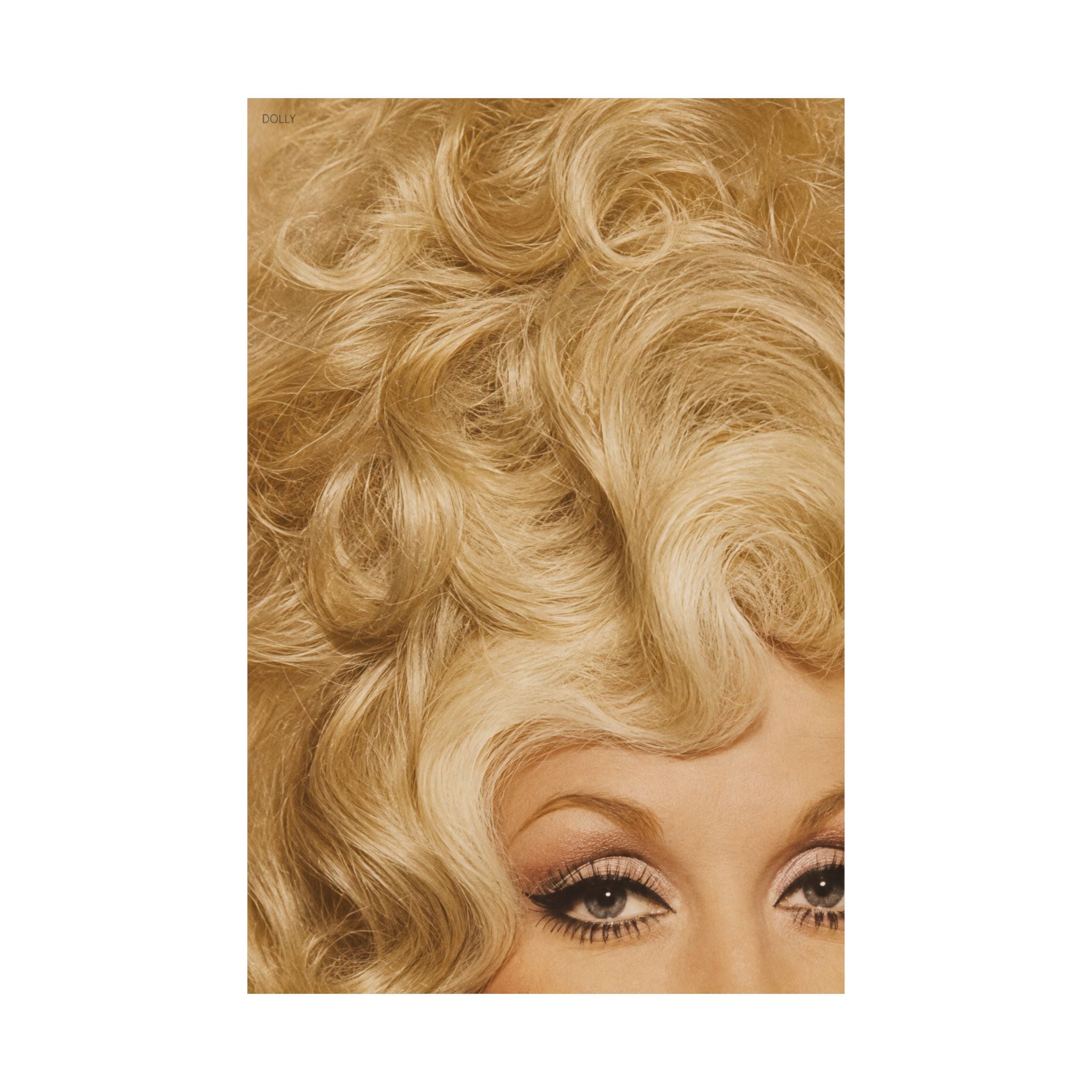 Dolly Parton BIG HAIR Poster | Retro Glam Portrait Matte Poster