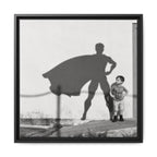 Superhero Wall Art, Framed Canvas for Boys Room or Playroom