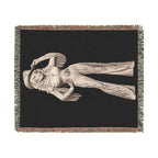 Dolly Parton Rhinestone Cowgirl Woven Blanket | Western Wall Tapestry Throw