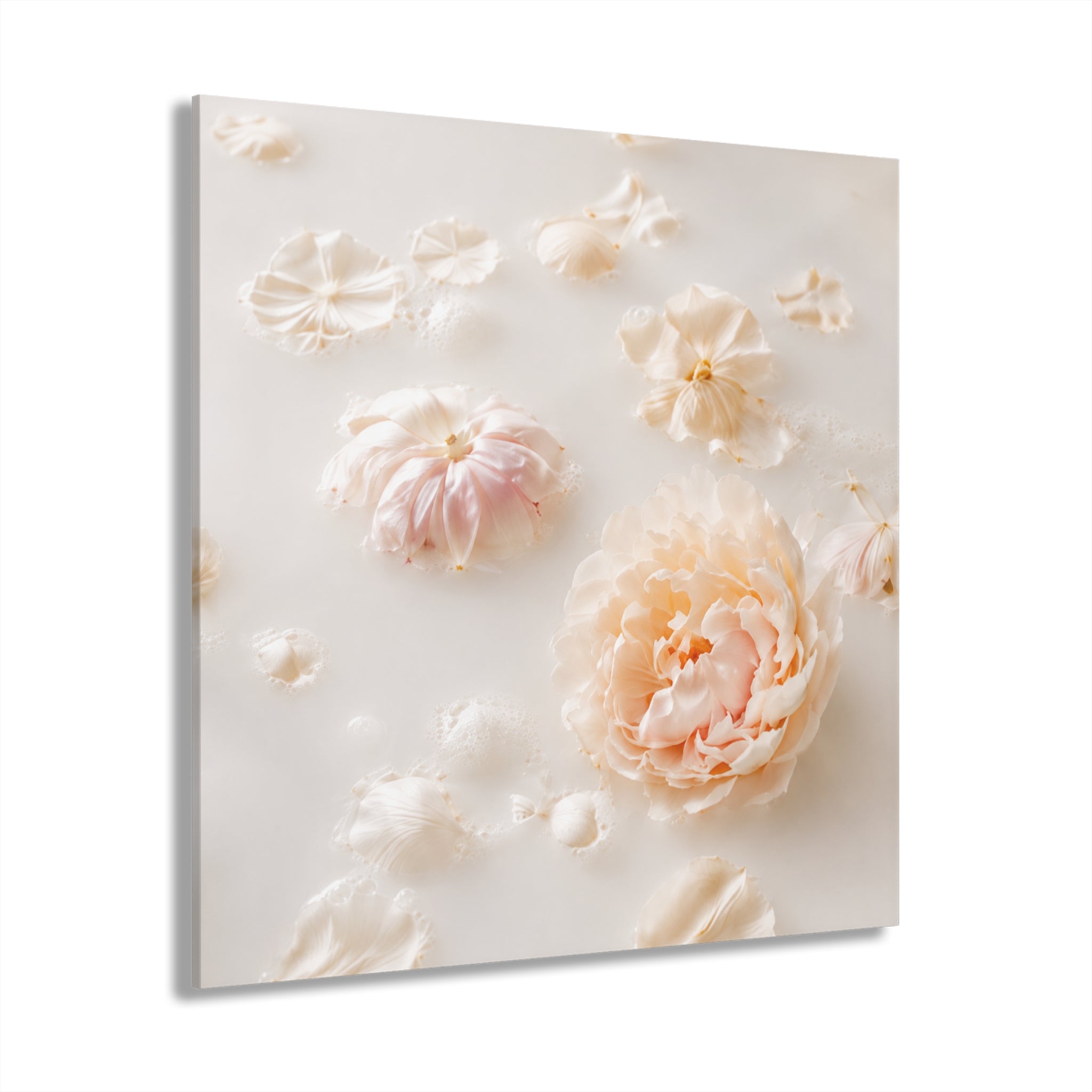 MILK BATH No. 1 | 4-Piece Acrylic Spa Wall Art Set