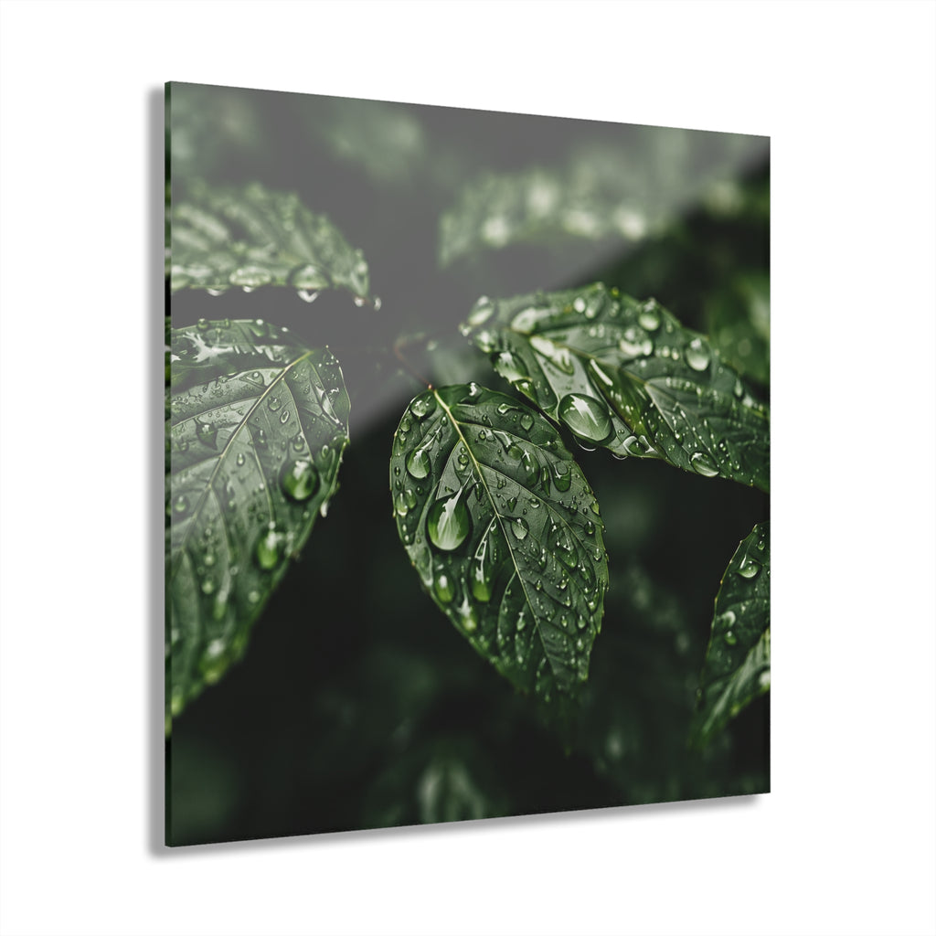 RAIN GARDEN No. 1 | 4-Piece Acrylic Botanical Wall Art Set