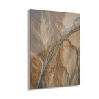 Acrylic Print - Aerial Desert River Landscape (French Cleat Hanging)