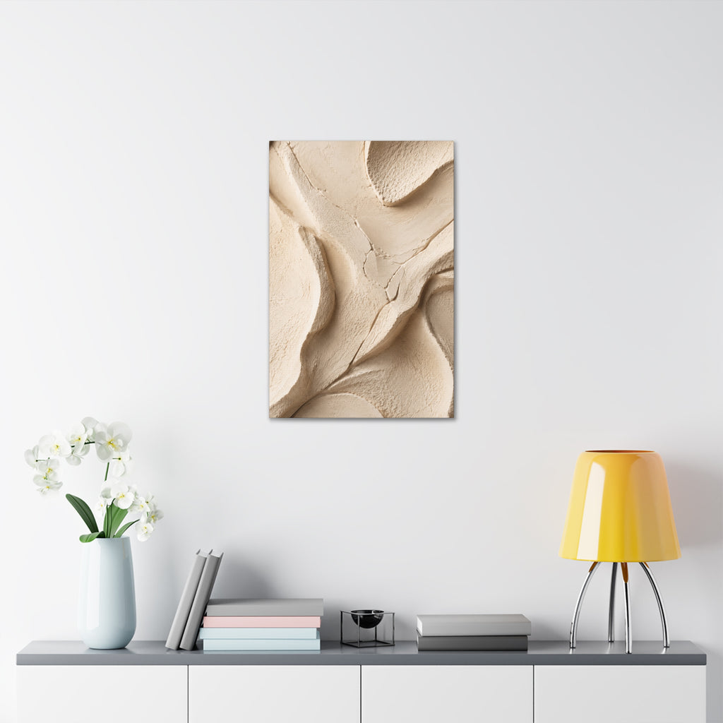 Neutral Clay Texture Canvas