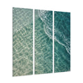 Sea Glass | Split Acrylic Triptych