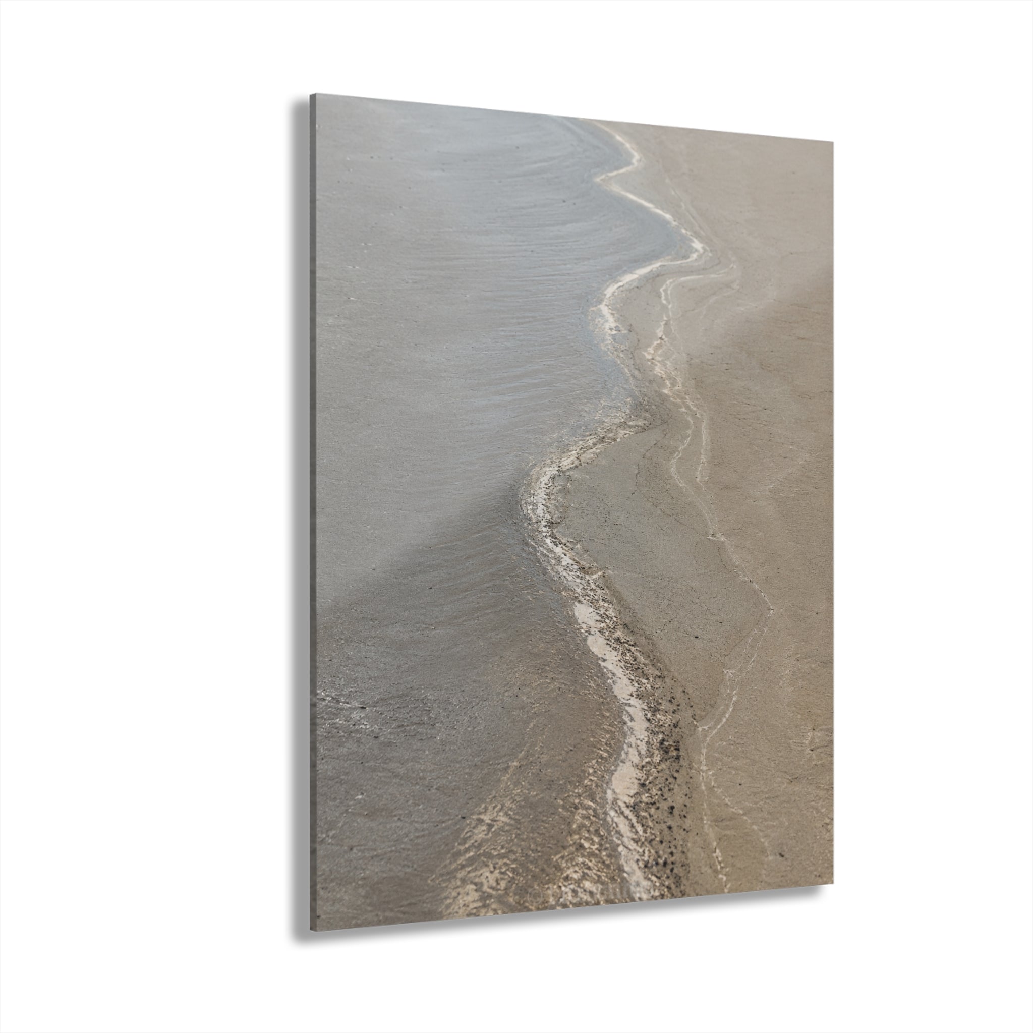 Coastal Sand Dune Acrylic Print — Minimal Beach Wall Art (French Cleat Hanging)