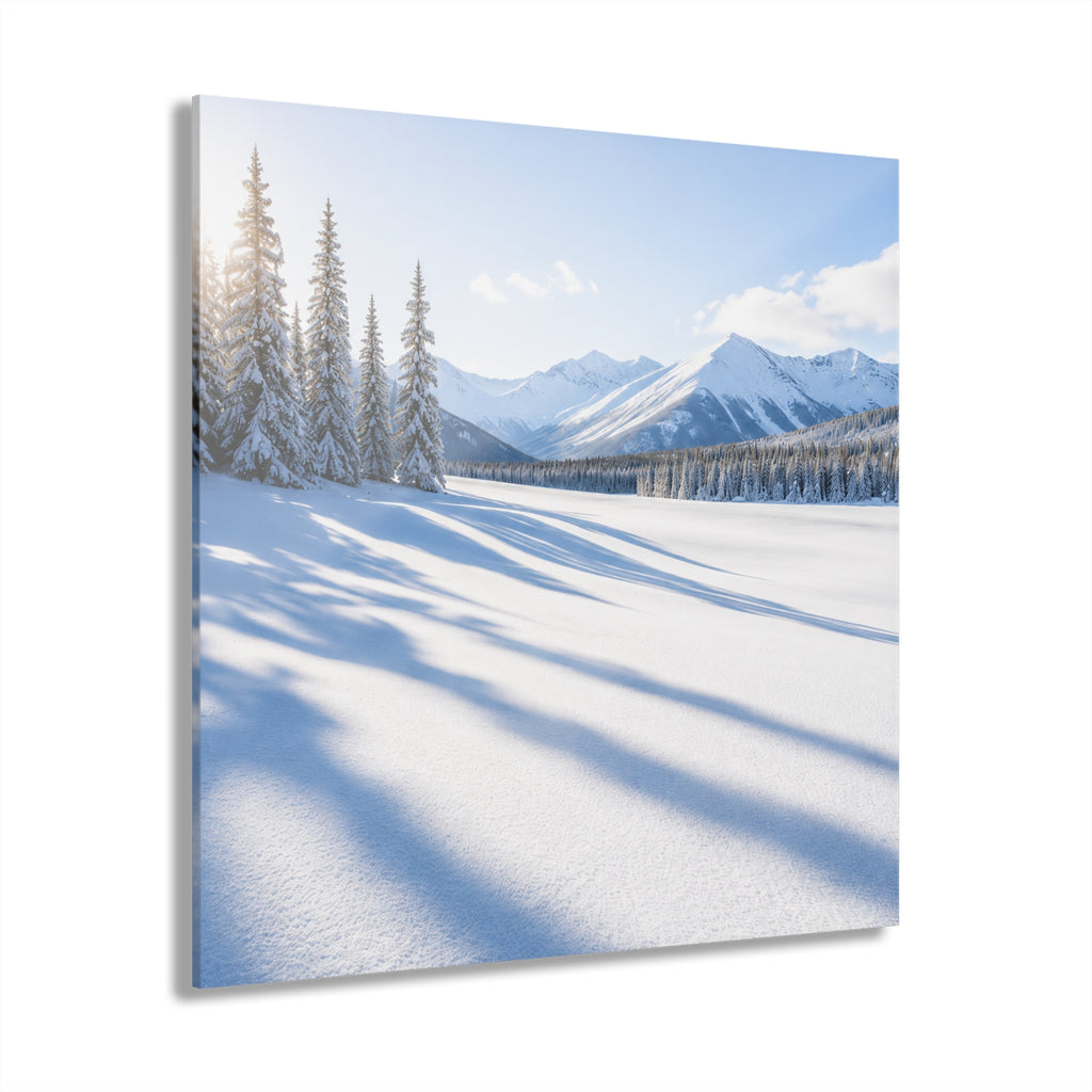 ASPEN No. 1 | 4-Piece Acrylic Winter Wall Art Set