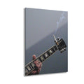Guitar and Cigarette Acrylic Print, Moody Music Wall Art, Rock and Roll Photography