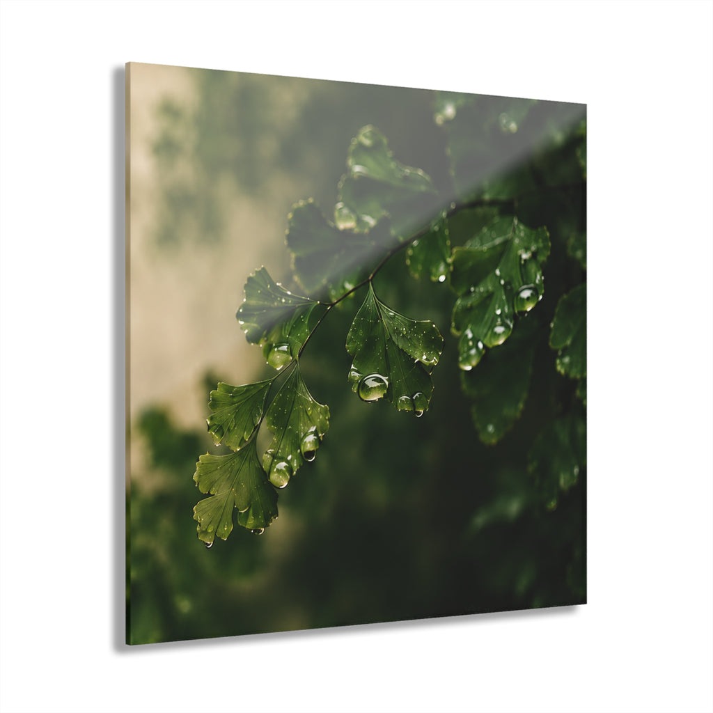 RAIN GARDEN No. 3 | 4-Piece Acrylic Botanical Wall Art Set