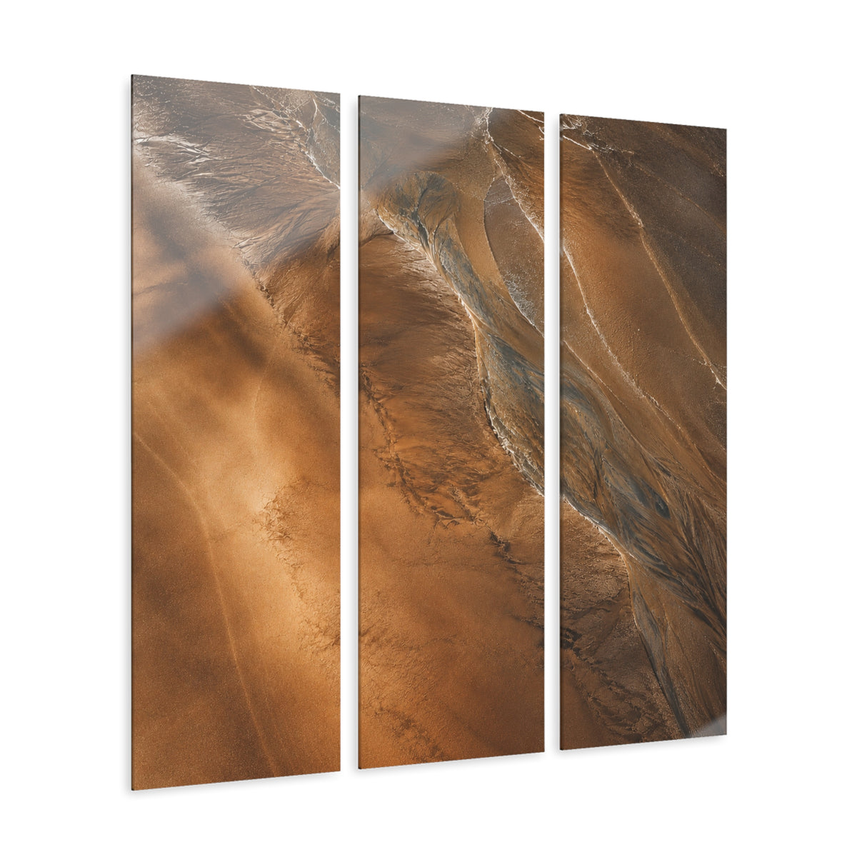 Tidal Patterns | Split Acrylic Triptych