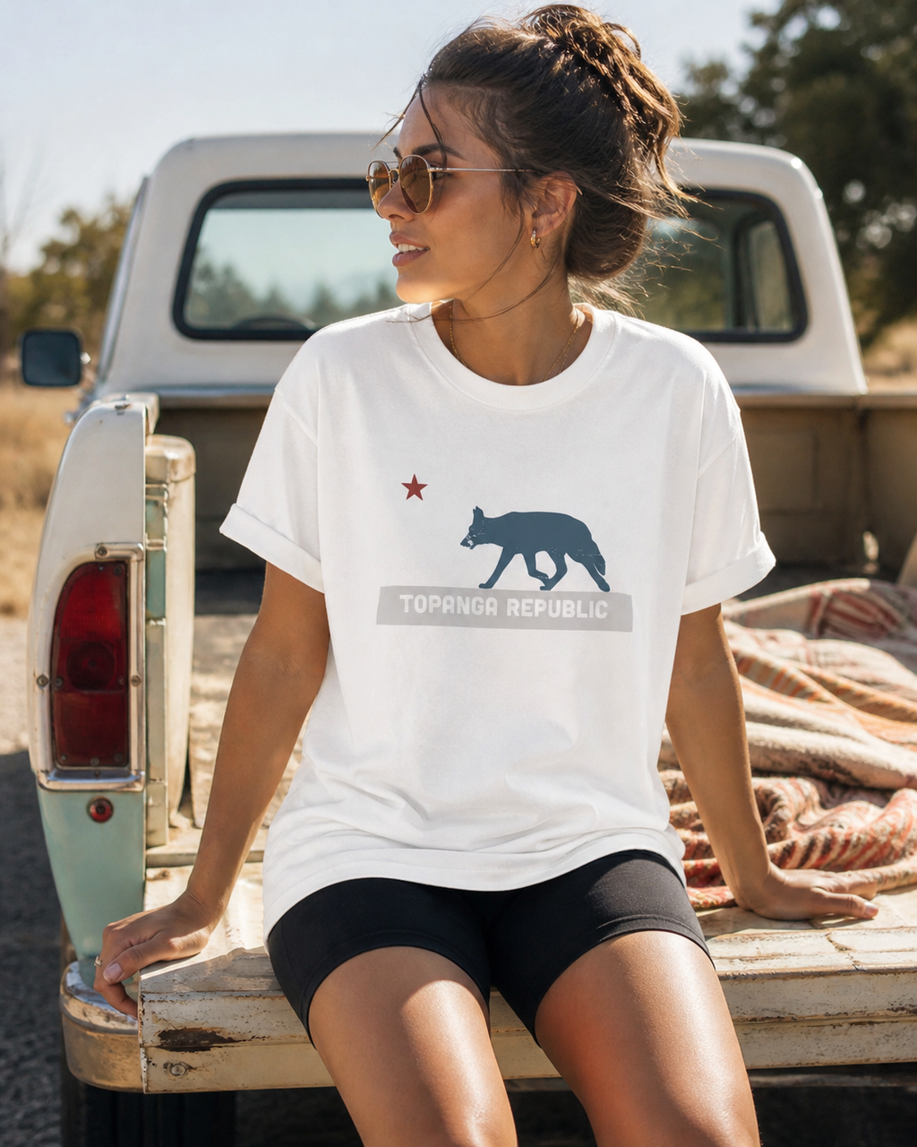Topanga Republic Signature Logo Tee