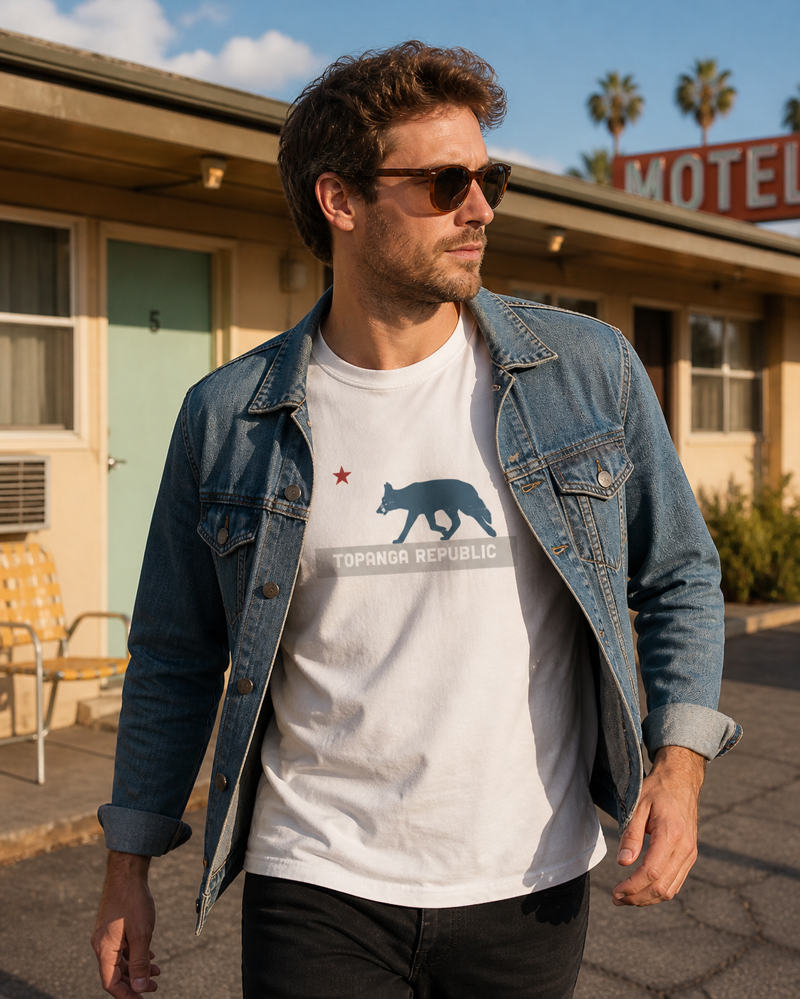 Topanga Republic Signature Logo Tee