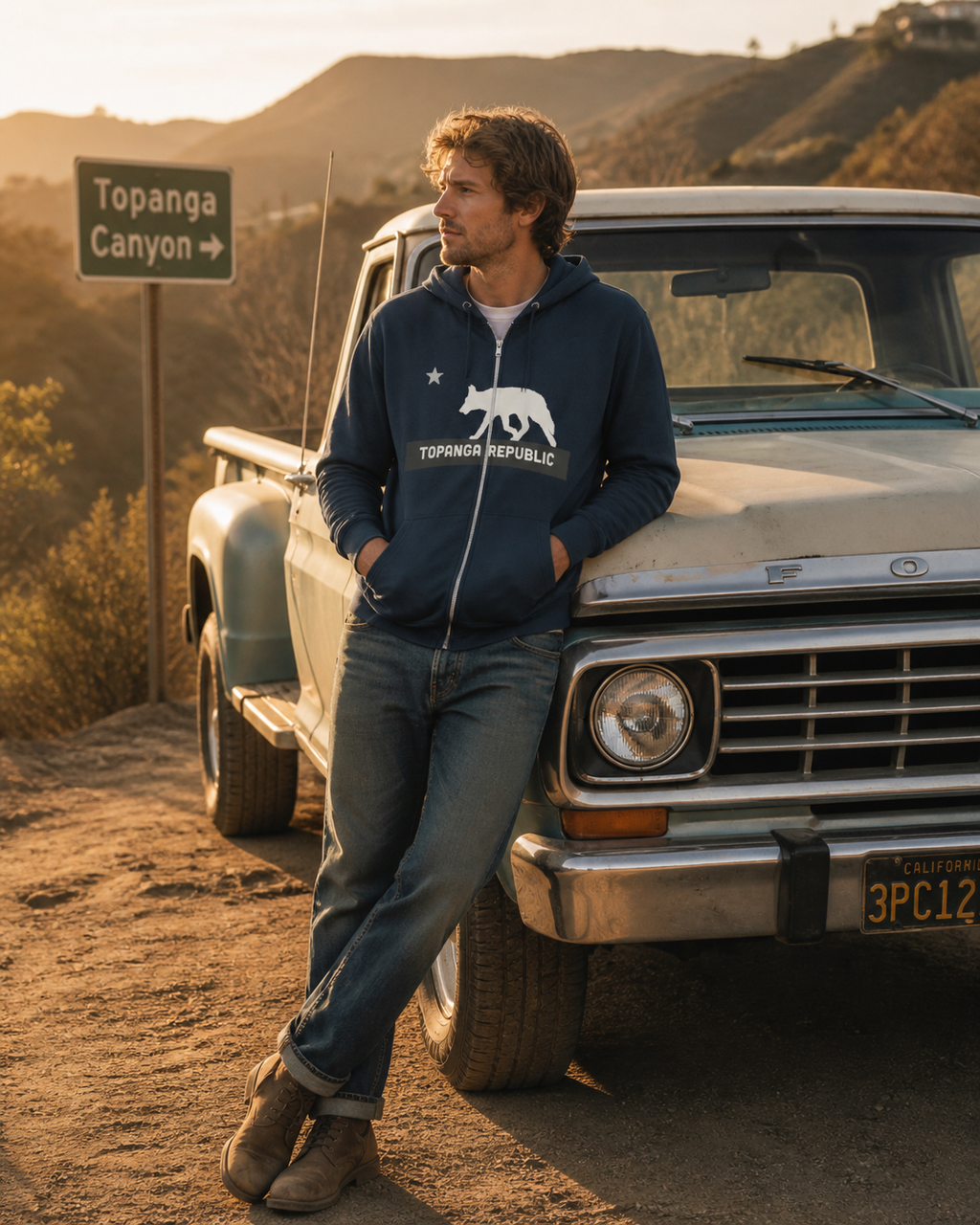 'Skyline Trail' Zip Hoodie