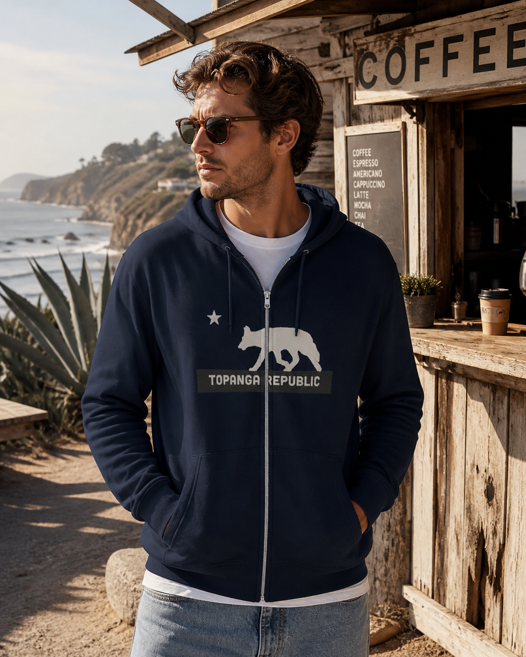 'Skyline Trail' Zip Hoodie