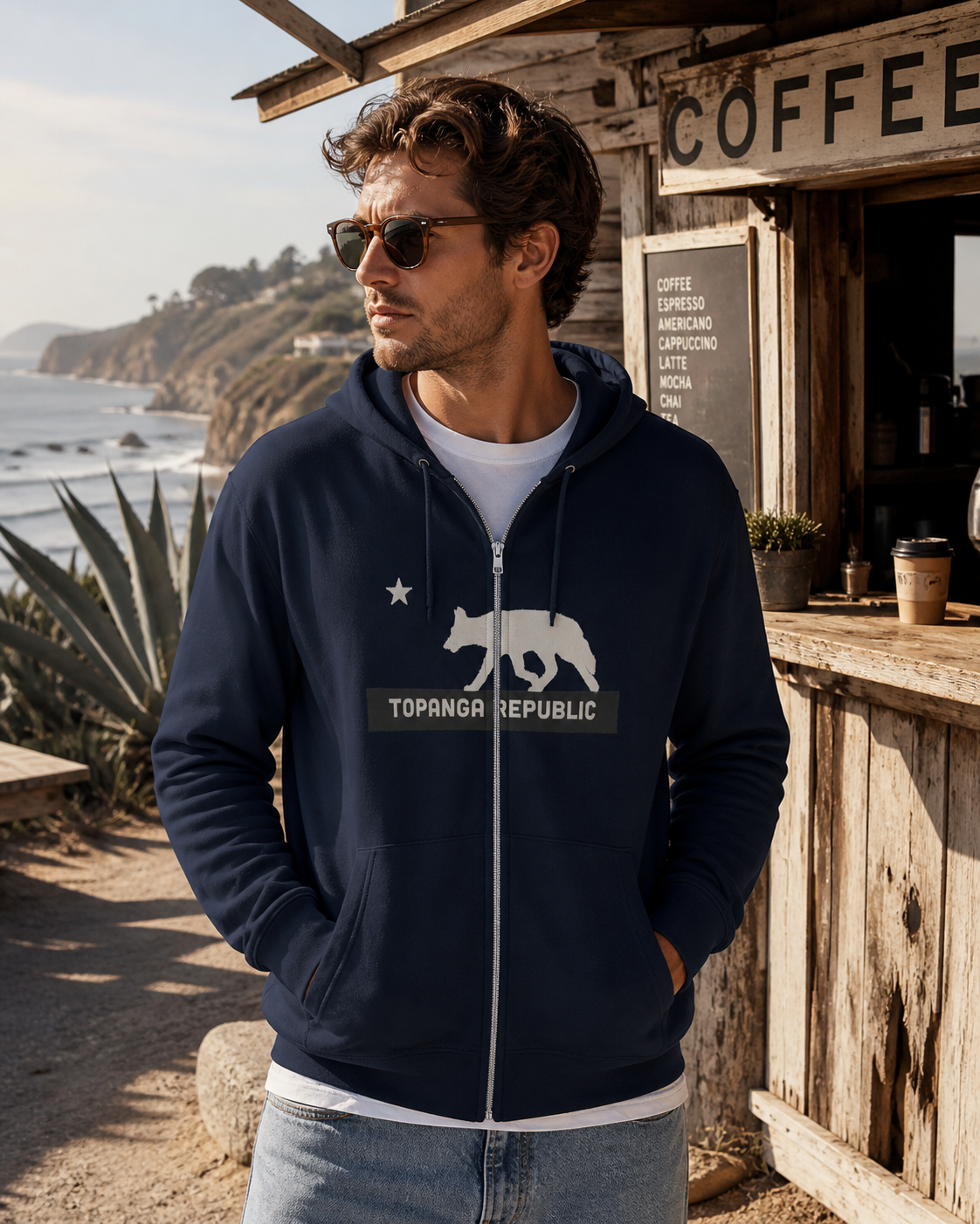 'Skyline Trail' Zip Hoodie