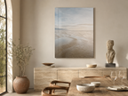Serene Coastal Tide Acrylic Print — Beach Landscape Wall Art (French Cleat Hanging)