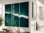 Breakline | Split Acrylic Triptych