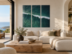 Breakline | Split Acrylic Triptych
