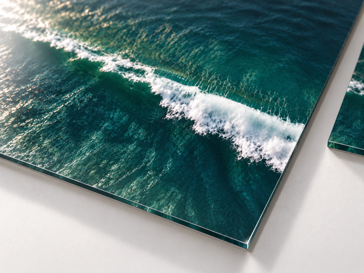 Breakline | Split Acrylic Triptych