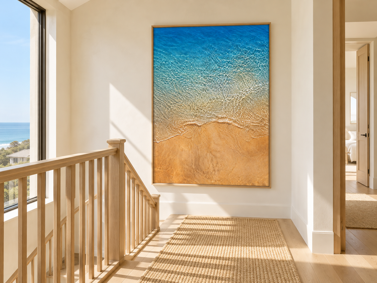 Amber Shore | Coastal Abstract