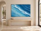 Blue Ombre | Coastal Abstract