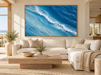 Blue Ombre | Coastal Abstract