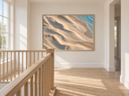Gilded Dunes | Coastal Abstract