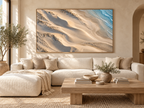 Gilded Dunes | Coastal Abstract