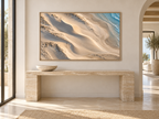 Gilded Dunes | Coastal Abstract