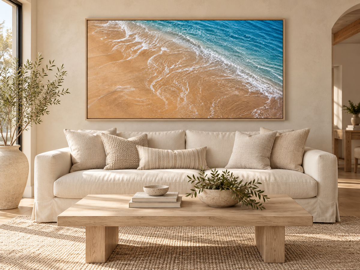 Shore Script | Coastal Abstract