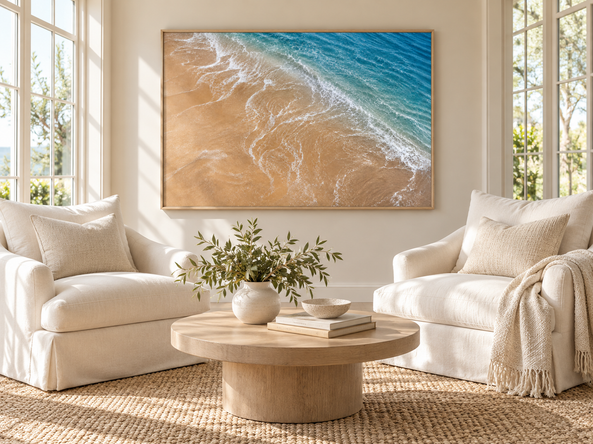 Shore Script | Coastal Abstract