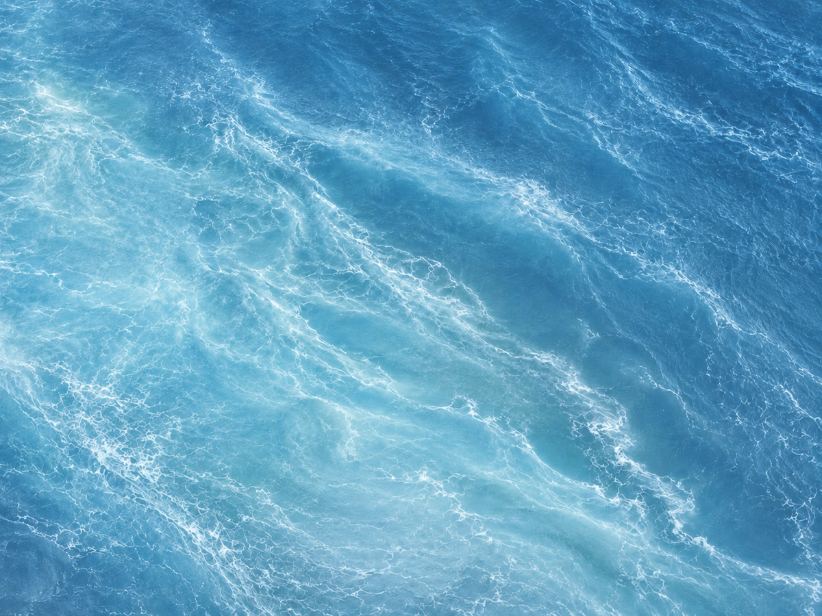Blue Ocean Current | Coastal Abstract