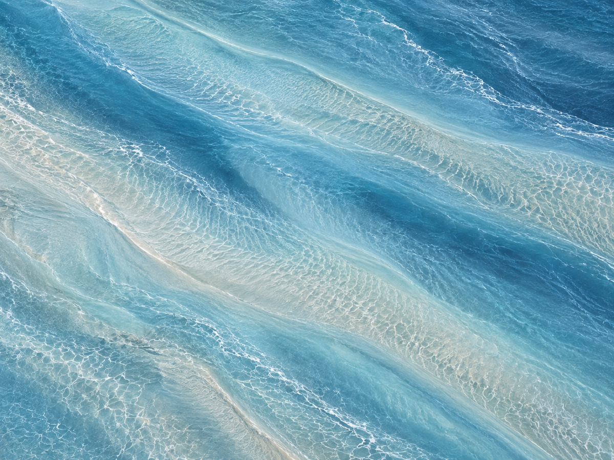 Tidal Silk | Coastal Abstract