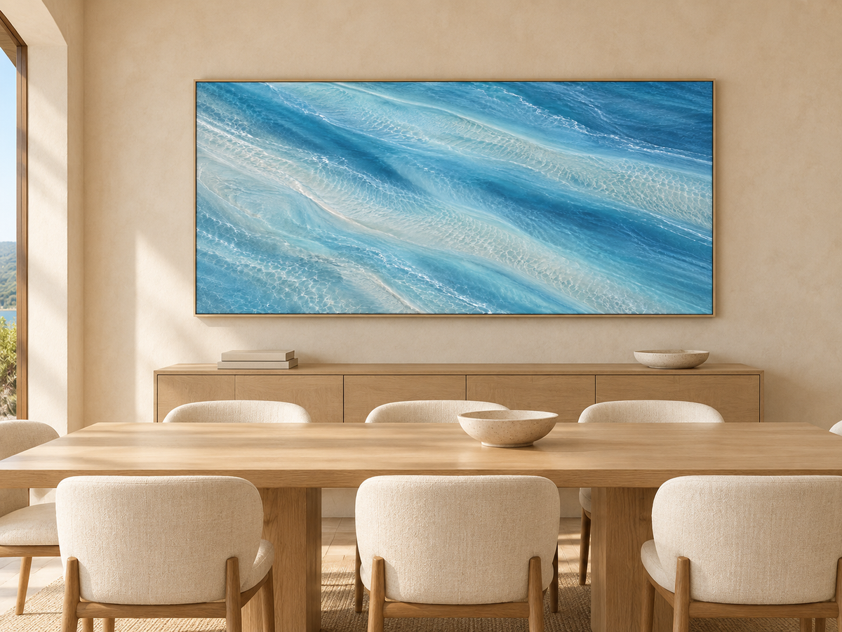 Tidal Silk | Coastal Abstract
