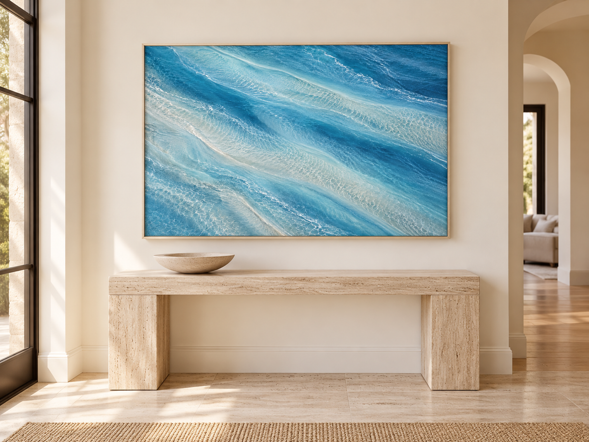 Tidal Silk | Coastal Abstract